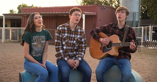 3 Siblings Sing Beautiful Rendition of 'Take Me Home, Country Roads' | FaithPot