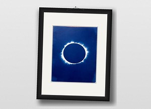 Eclips Cyanotype Sun Print - Etsy Australia