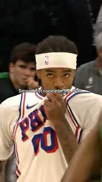 Smoothest player in the draft? #nba #nbapreseason #76ers