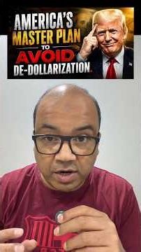 America's Master Plan To avoid De-Dollarization
