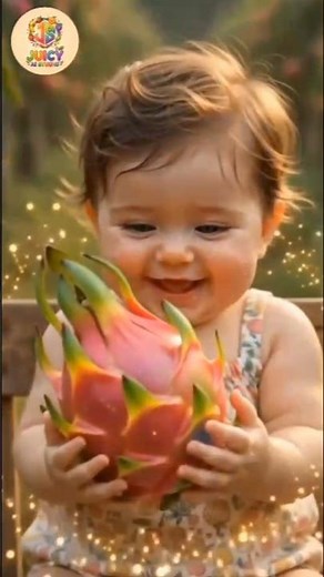 Magical Floating Dragon Fruit! 🐉🍓 | Cute AI Animation