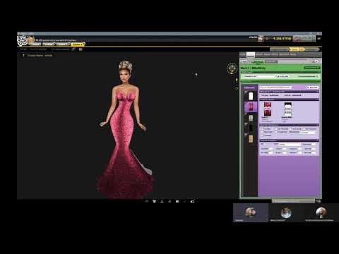 How to create Glitter textures for IMVU clothing.