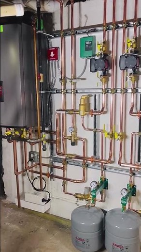 Double Lochinvar Boiler Install in a 3-Family | Clean Mechanical Room Setup
