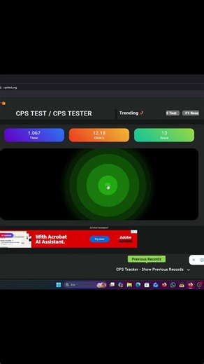 Mouse clicker 60 cps 5 min