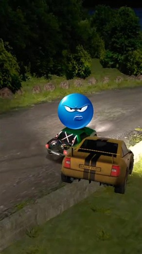 Rally Fury 🏎️💨 Unbelievable landing 💪#speed #ytshorts #viralvideo