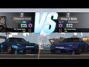 CSR 2 | Elite ShowDown with Mazda RX7 Rocket Bunny (E.C. Level 49) | Tune & Shift | Season 117