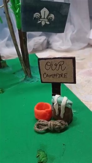 Wait for the final look! 😍 DIY Scout Camp Model# viral2026 #bestyoutuber #youtuberlife #newyoutuber