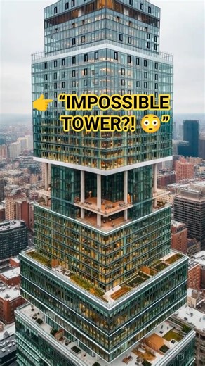 This Impossible Skyscraper Was Built Step-by-Step 🤯#construction #skyscraper #architecture#viral