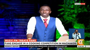 21K views · 688 reactions | Musyi Fm Treats Fans: Fans engage in a cooking competition in Machakos Fans interacted with Musyi Fm presenters Popular gospel artist Purity Kateiko performed #MondayReport Trevor Ombija | Citizen TV Kenya | Facebook