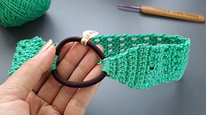 96K views · 805 reactions | Easy DIY Crochet Summer Headband Net Pattern | Crochet & Crafts Therapy | Facebook