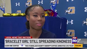 Seven years ago Leah Nelson made local and national headlines as she handed out handmade bracelets as a simple act of kindness and now she is graduating from Grant Union High School and will attend UC Merced to play basketball and pursue a career in law. | FOX40