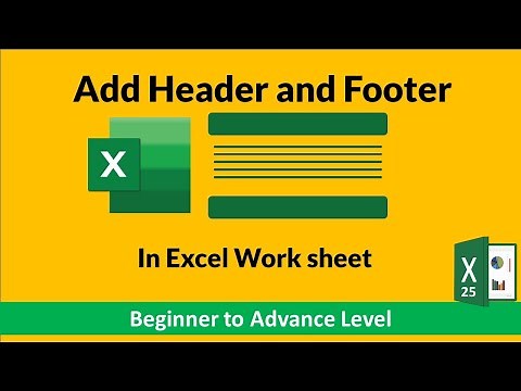 Add header and footer in excel worksheet | copy to another sheet in excel