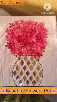 🌸beautiful flower pot craft 🌸#trending #shorts #shortvideo #youtubeshorts #youtube #viralvideo #diy