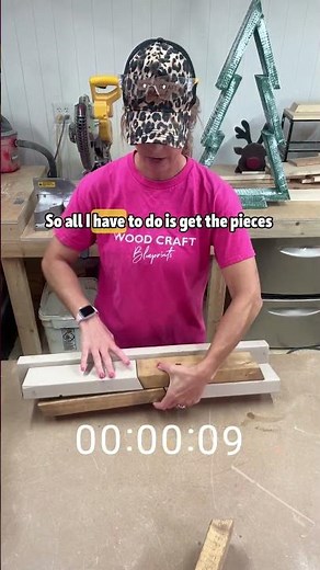 Can you assemble a 2x4 Christmas tree in under 5 minutes?