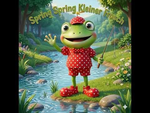 Spring Spring Kleiner Frosch 🐸 | Deutsches Kinderlied zum Tanzen