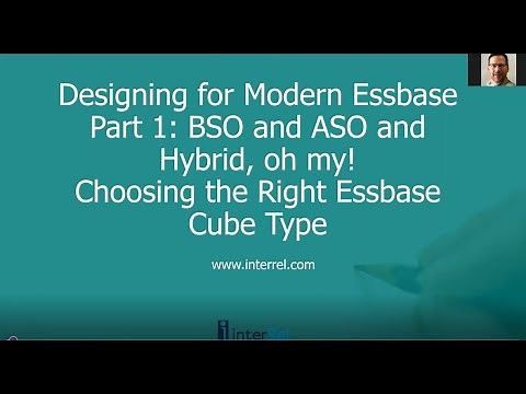 Designing for Modern Essbase Part 1: Choosing the Right Essbase Cube Type