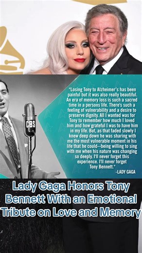 @ladygaga spoke with rare vulnerability about loving and losing Tony Bennett, who was diagnosed with Alzheimer’s disease in 2016. In her tribute, Gaga reflects on memory loss. Her words remind us that caregiving, love, and presence matter most when memories begin to fade, and that showing up can be one of the greatest acts of love. #wolfmates #alzheimersawareness #caregiving #agingparents #dementiacare