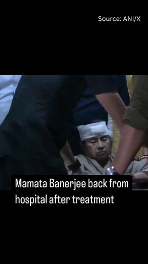 154K views · 2.2K reactions | West Bengal CM Mamata Banerjee was admitted to the state-run SSKM hospital after receiving an injury to her forehead. She was later taken to her residence after she received stitches on her forehead. Prime Minister Narendra Modi wrote on X saying, "I pray for a quick recovery and the best health for Mamata Didi." #MamataBanerjee #TMC #Hospitalised #Injury | India Today | Facebook