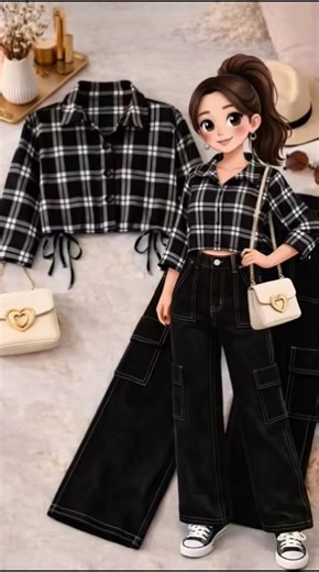 🤍🖤wow beautiful girls outfits #shorts#fashion