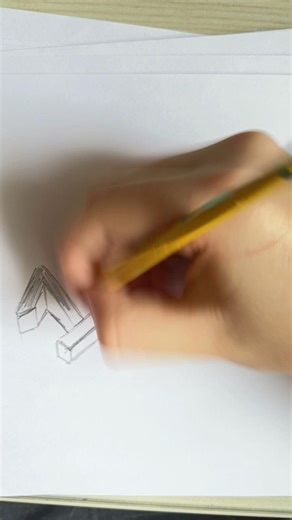 Drawing numbers in 3D #3Ddrawing #art #drawing #shorts #sketch