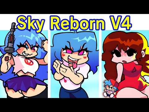 Friday Night Funkin' • Sky Reborn Update 4.0 (Cancelled Mod) (BF/GF) (+ FNF Mobile Mix)