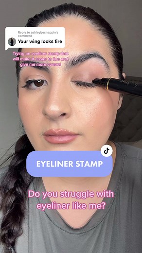 Easy Eyeliner Stamp Tutorial for Perfect Winged Liner | Eyeliner Hacks