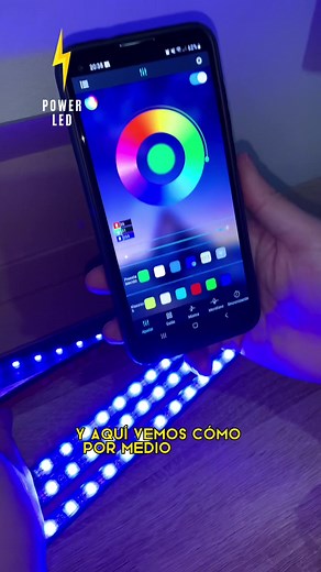 Controla el Ambiente de tu Carro con Luces LED desde tu Celular
