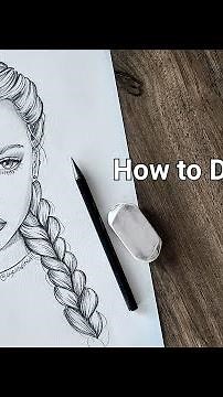 Easy Drawing Step by Step II How to draw a girl II Drawings for girls