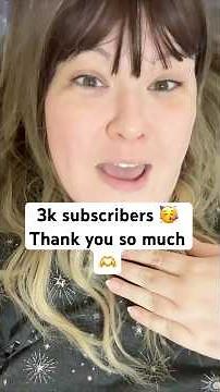 I’ve hit 3k subscribers- thank you 🫶 #shorts