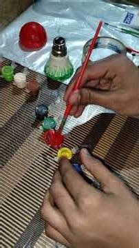 how to make LED bulb to mushroom #art #musicart #drawing