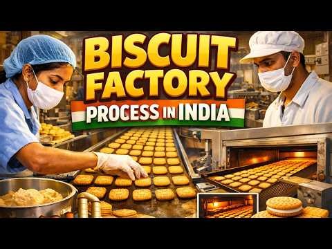 How Biscuita Are Made in a Factory Process | Biscuits Manufacturing Process in India