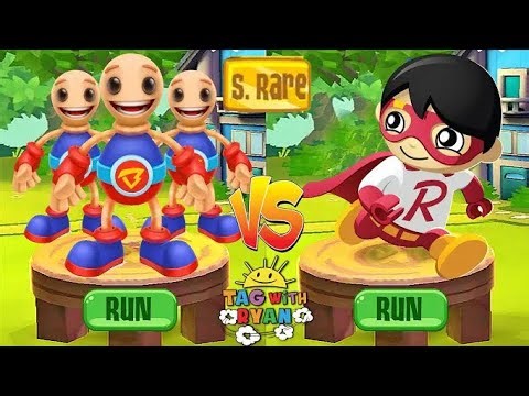 Tag with Ryan vs Buddyman Run - All Characters Unlocked All Levels Completed Combo Panda Gameplay
