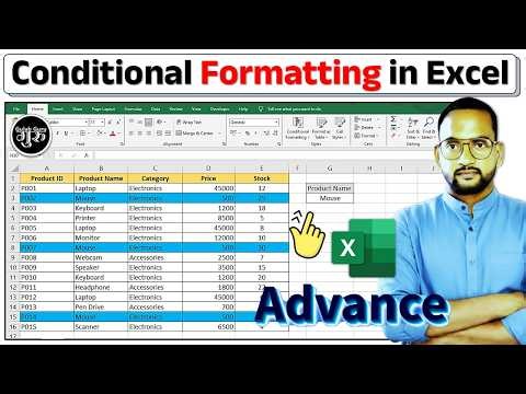 😍Excel Expert बनें | Advanced Conditional Formatting in Excel (Hindi)🔥