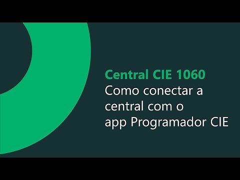 Como conectar a central CIE 1060 com o aplicativo programador CIE - i7511