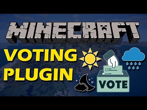 Vote for change in Minecraft with Voting Plugin