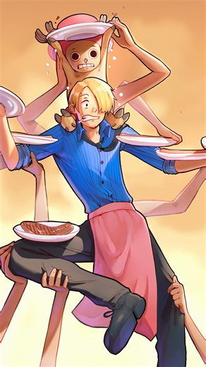 ShiftyStorm Art on Instagram: "One Piece Frame Redraw from OP 3! Let me know if you like this kind of stuff I’d be keen to do more!"