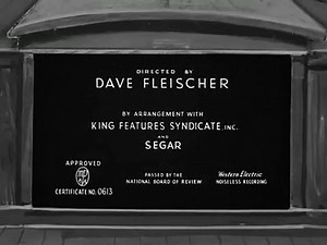 Popeye (1933) E 28 Adventures Of Popeye