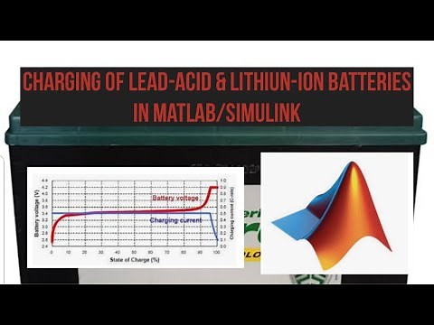 Charging Lead-Acid/Lithium-Ion Battery using constant voltage method in Matlab/Simulink