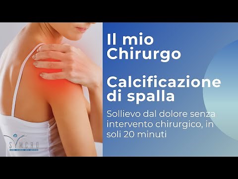 Calcificazione di Spalla - ritrova il sollievo in venti minuti senza chirurgia.