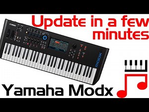 Update your yamaha modx in a few minutes, pro tip