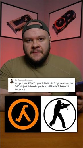 Ryzen 7 9800x3d and RTX 5070ti for playing Half-Life and CS 1.6, is that enough?😄