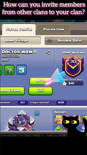 Clash of Clans Clan Invite Trick (2026) | Get More Members Fast #shorts