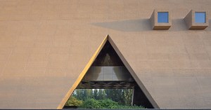 primitiveness meets contemporaneity within PLAT ASIA's triangular pavilion in china