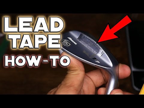 How to add LEAD tape to your GOLF Clubs | Beginner Golf Ep.1| BROchacho GOLF