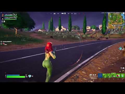 Fortnite Poison Ivy Skin - GAMEPLAY Chapter 5 Season 1
