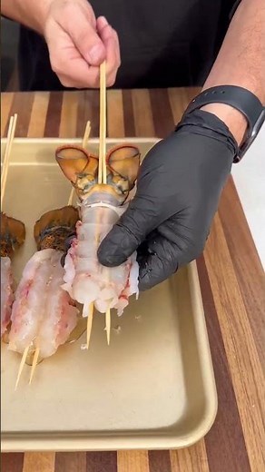 The best way to grill lobster tails #lobster