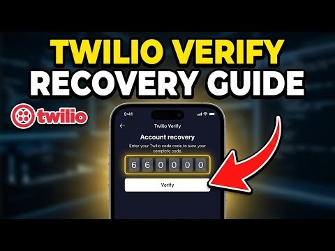 How to authenticate with Twilio Verify for account recovery UI - Detailed Guide