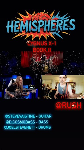 ‪@rush‬ HEMISPHERES “Cygnus X-1 Book II #neilpeart #drums #rush