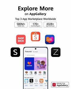 37 reactions | Get your online shopping fix with #AppGallery. Shop the best of Lazada, SHEIN, Shopee, and more at your fingertips. #ExploreMore shopping apps on AppGallery, the Top 3 App Marketplace worldwide! #HUAWEIAppGallery | Huawei Mobile | Facebook