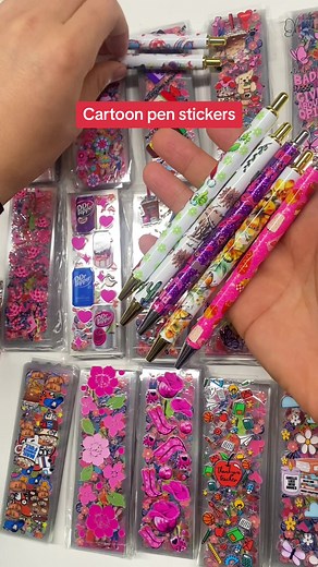 #diy #dtf #sticker #pen It can be made with such a simple operation, don’t you want to have it? Cartoon pen stickers